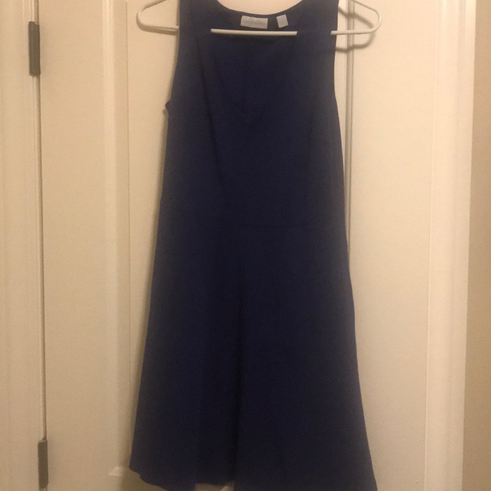 Blue dress with pockets